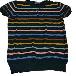 ModCloth striped short sleeve sweater